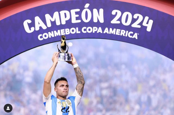 Lautaro Martinez Player of the Copa America