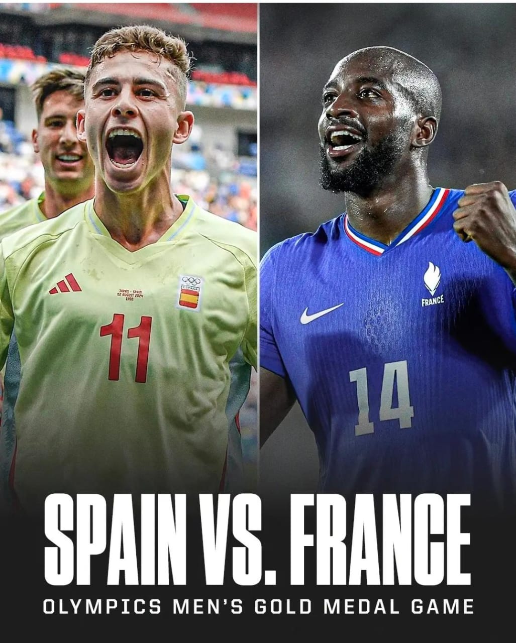 Paris Olympics Football Final ( France vs Spain )