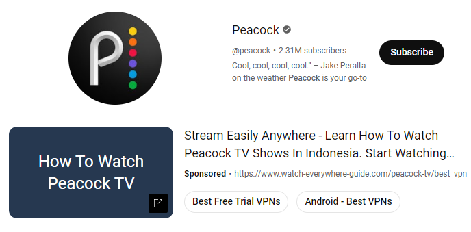 Peacock TV